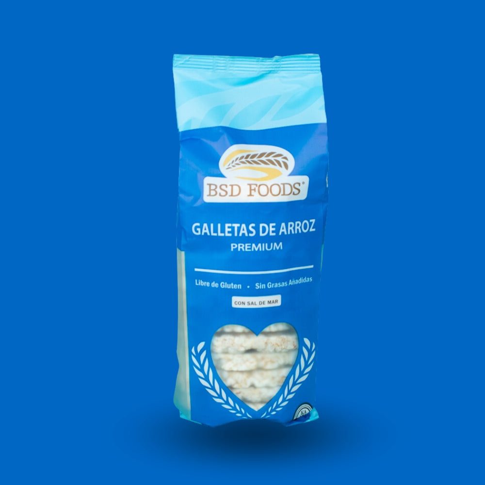 Galletas de arroz con sal de mar