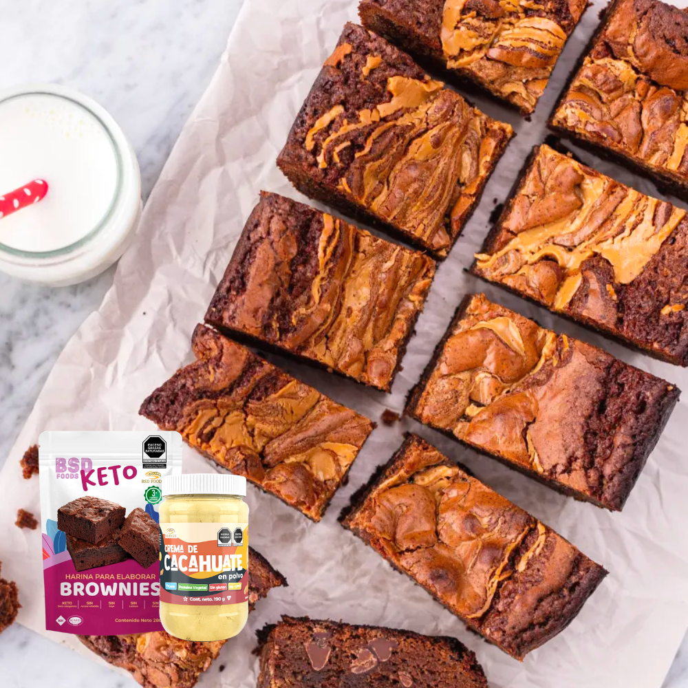 📦 Paquete: 🍫 Brownie de Chocolate + 🍪 Galletas de Arroz con Chocolate + 🥜 Crema de Cacahuate